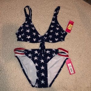Exhilaration Stars & Stripes/ American flag bikini